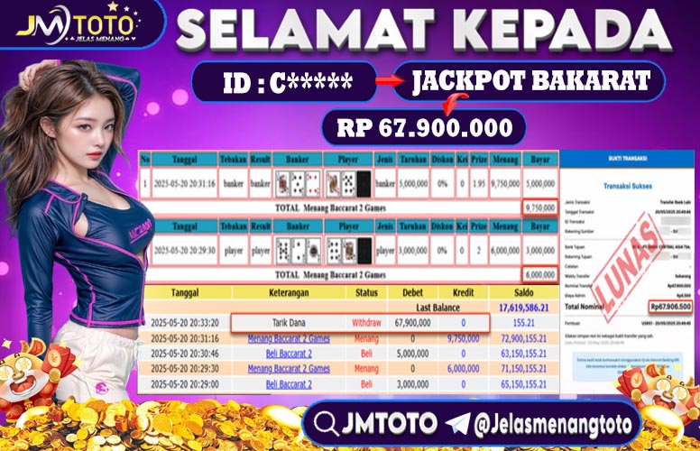 jackpot bakarat dengan strategi catatan result