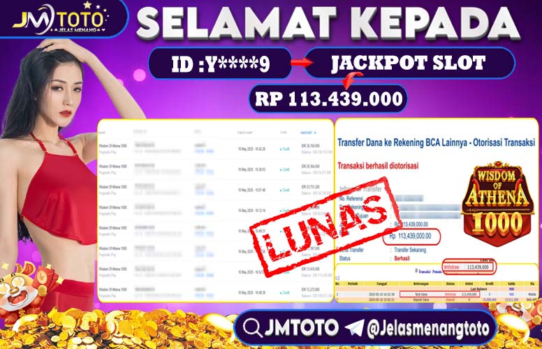 jackpot slot Slot Wisdom os Athena 1000 di JMTOTO