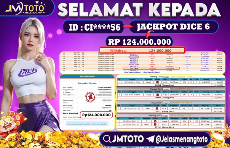 Jackpot Dice 6 di JMTOTO
