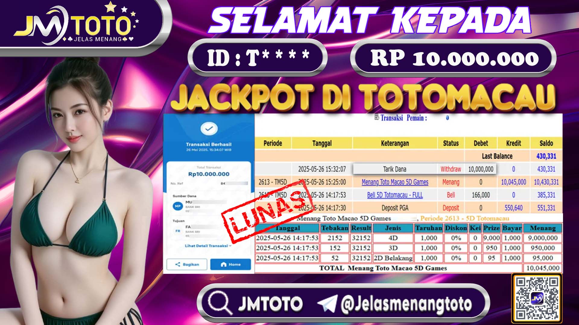 jackpot togel pasaran totomacau di jmtoto
